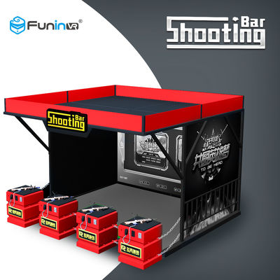 Joueurs du héros 4 de chasse de tir de sens de machine de jeu de tir d'écran de projecteur vrais