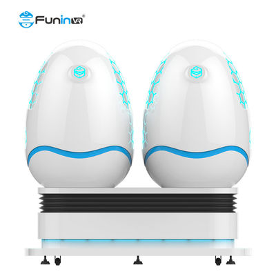 1 simulateur des sièges 9D VR des sièges 3 de Seat 2/360 degrés tournant la chaise d'oeufs de VR pour le parc d'attractions