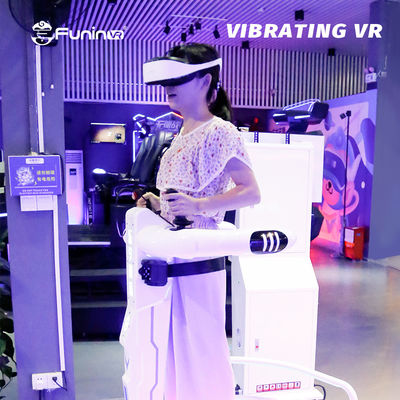 360 degrés avec le divertissement vibrant évalué de réalité virtuelle de plate-forme de simulateur de la charge 100kg 9D VR