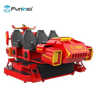 L'obscurité multijoueuse de vr de réalité virtuelle trouble des sièges de la machine 6 de jeu emballant le simulateur de 9d VR