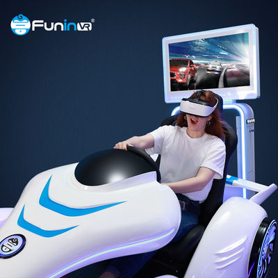 Simulateur de kart de la voiture de course VR Mario de la machine VR de jeu électronique de FuninVR 9d avec le blanc