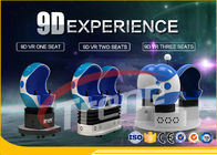 simulateur de luxe orange du parc d'attractions de Seat de mise à jour de 5D Movies+12PCS 9D VR avec la plate-forme tournante de 360 degrés