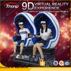 Verres du simulateur HD VR de réalité virtuelle du parc à thème 9D avec 3 cylindres électriques