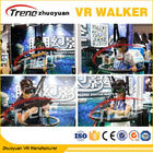 Joueur 2 tapis roulant de réalité virtuelle d'immersion de 360 degrés couru avec une vue