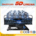 2250 équipement de cinéma de volt 5D du watt 220, tour du mouvement 5D avec la bordure - bruit