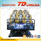 cinéma interactif du cinéma 7d de 6kw 5D Dynaimic avec beaucoup d'effets sur l'environnement