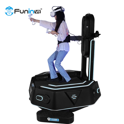 machine de tapis roulant de la réalité virtuelle 0.9KW 360 jeux de bataille de système de marcheur du degré 9D Vr