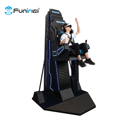 La machine VR de jeu d'Amusement Park 9d de fabricant de Zhuoyuan laissent tomber l'équipement d'exercice de Vr de tour