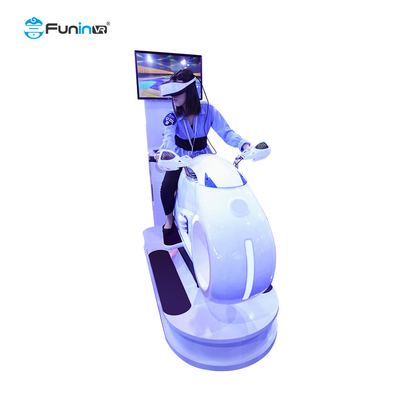 Vr 9d multijoueur emballant conduisant le simulateur de jeu pour le centre commercial