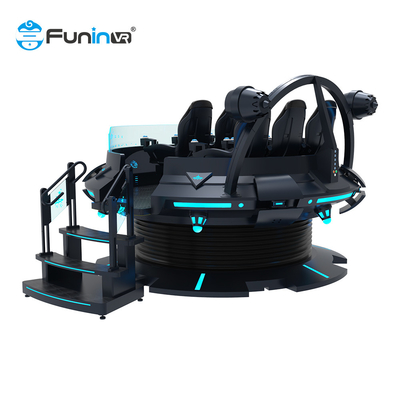 Simulateur de réalité virtuelle 9D pour 6 joueurs, visuels améliorés et mouvement réaliste