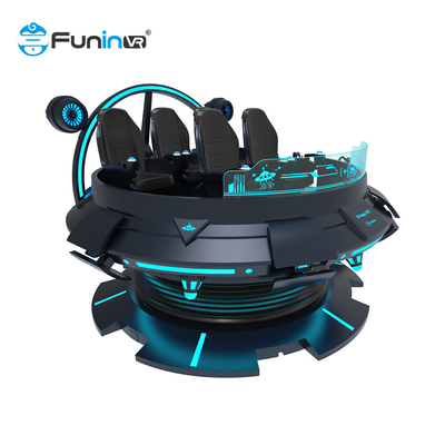 Simulateur de réalité virtuelle 9D pour 6 joueurs, visuels améliorés et mouvement réaliste