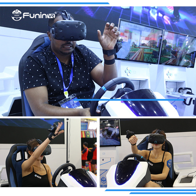 Simulateur de réalité virtuelle standard de sécurité avec 92 PC Jeux 360 degrés Motion / HD Surround Screen