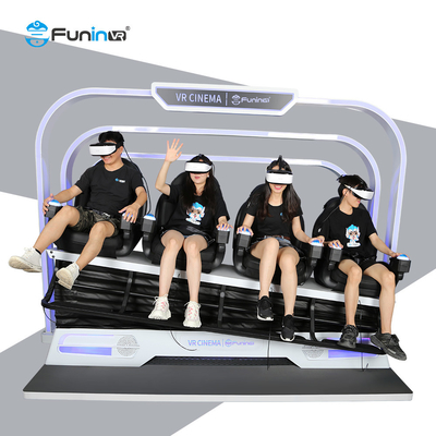 Cinéma VR immersif 9D avec des effets de température réalistes, des sièges dynamiques et des lunettes DeepoonE3
