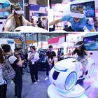 E3 le blanc électrique de machine de la moto VR de simulateur du casque 9D VR avec la LED s'allume