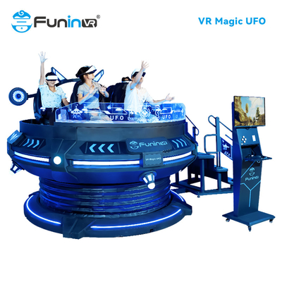 Simulateur VR 9D d'aventure 360 degrés Rotation multijoueurs 1,2 kW