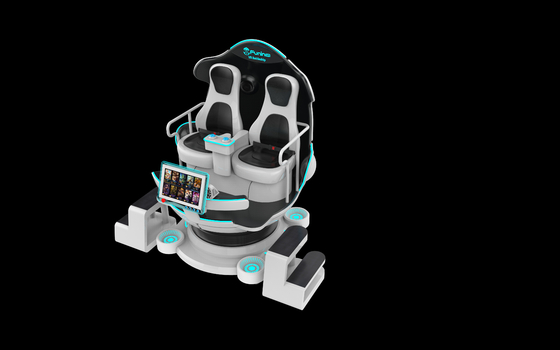 Capacité de poids de 610 kg Chaise VR 9D avec expérience VR immersive et contrôleur joystick