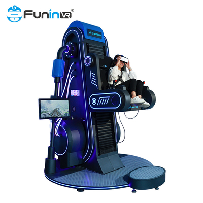 Simulateur VR 9D pour les occasions publiques avec une tension AC220V de 1,2 kW de puissance