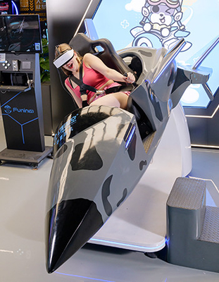 Prenez votre simulation de vol au niveau supérieur avec VR Flight Simulator Single-player 395kg Gamepad contrôles