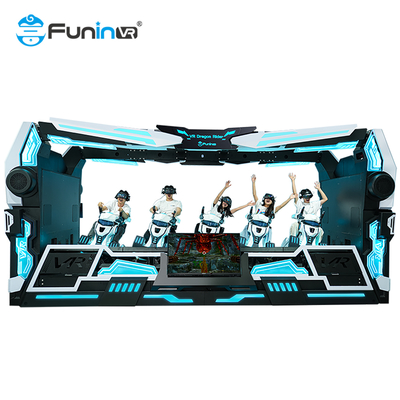 Cinéma de réalité virtuelle 9D 6180*2695 * 2825mm avec effets d'éclairage dynamiques et effets visuels haute définition