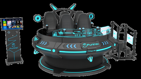 Améliorez votre entreprise de divertissement avec 6 sièges 9D VR VR Cinema Voltage 220V / 2.4KW et ordinateur I5 1650 8G 240G