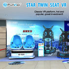 Cinéma bleu d'action de tir de simulateur de la réalité virtuelle 9D écran tactile tournant HD 1080P de 360 degrés