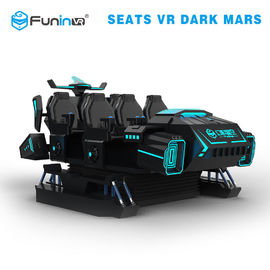 L'obscurité multijoueuse de vr de réalité virtuelle trouble des sièges de la machine 6 de jeu emballant le simulateur de 9d VR