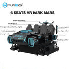 Réalité virtuelle de 6 sièges 9D Flight Simulator avec la vibration arrière 4200*3670*2350mm