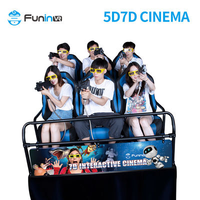 mouvement matériel de film de théâtre de cinéma du simulateur 3D 4D 5D 6D de cinéma en métal 7D Cineme 5D