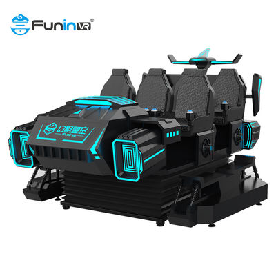 Sièges multijoueurs de la machine 6 de jeu de simulateur de vr emballant le simulateur de 9d VR