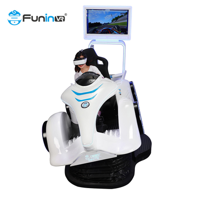 Réalité virtuelle d'Immersive emballant la machine VR de jeu de simulateur des karts 9d VR emballant le kart