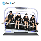 Simulateur multi de 4 sièges de montagnes russes d'approvisionnement de cinéma de réalité virtuelle de sièges du vr 4 des jeux électroniques 9d