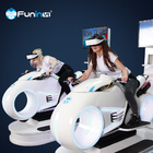 Réalité virtuelle conduisant le simulateur 9D VR emballant la moto de la machine VR de jeu conduisant le simulateur