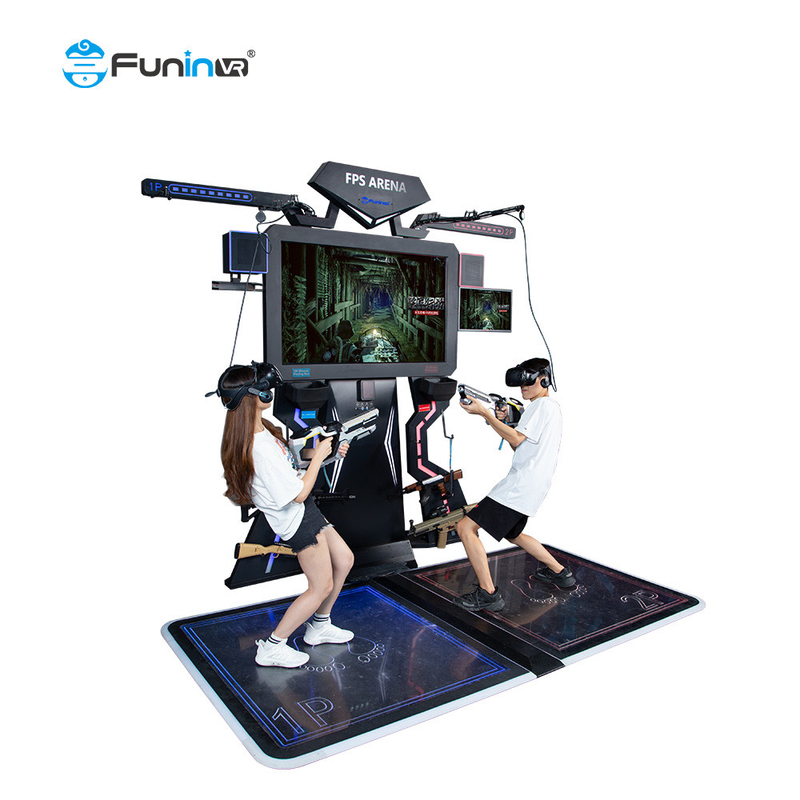 équipement multijoueur de parc à thème du simulateur FPS de tir de machine de jeu de 0.8kw 9D VR