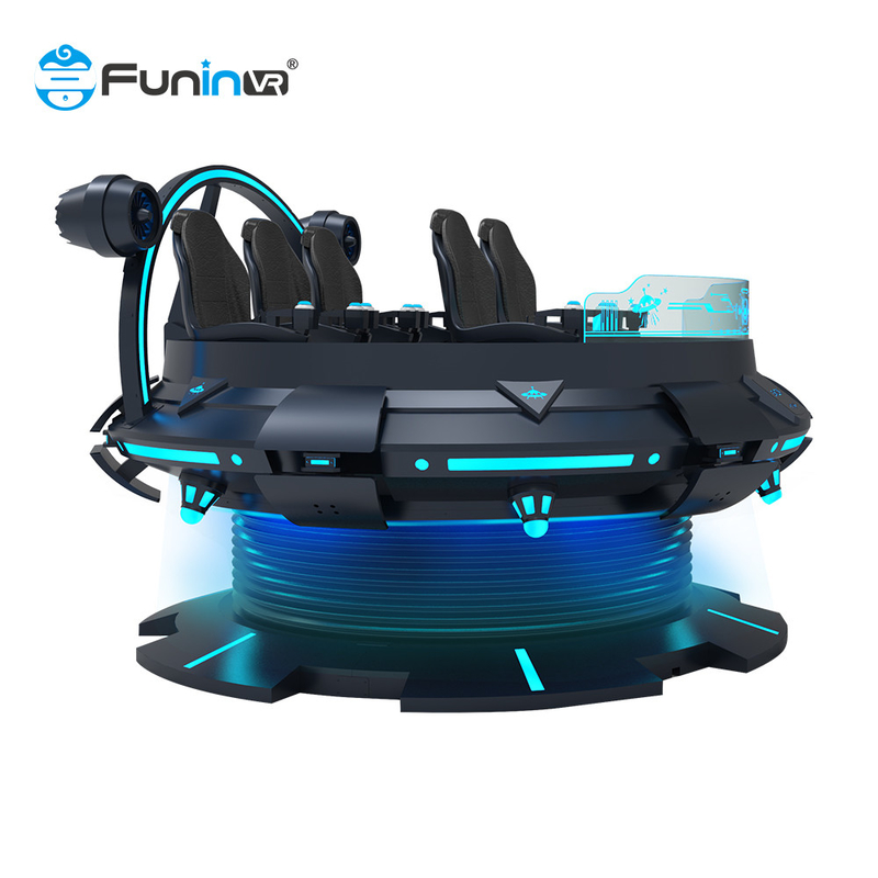 Simulateur de réalité virtuelle 9D pour 6 joueurs, visuels améliorés et mouvement réaliste