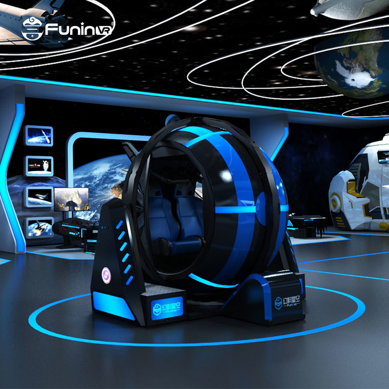 Simulateur VR de la navette spatiale métallique en acier avec 30 jeux PC pour Windows