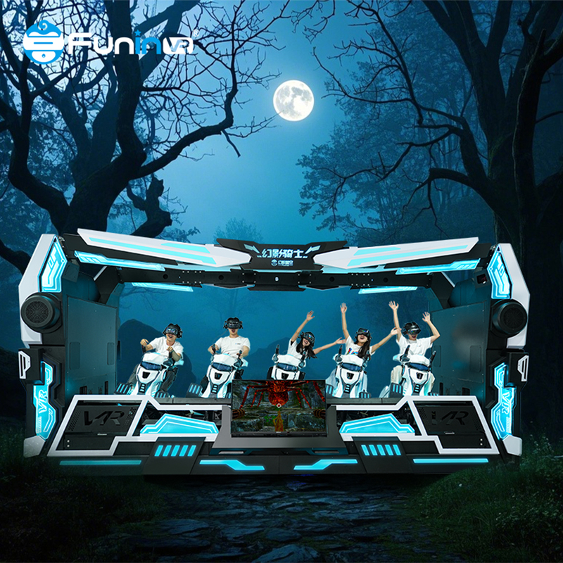 Cinéma de réalité virtuelle 9D 6180*2695 * 2825mm avec effets d'éclairage dynamiques et effets visuels haute définition