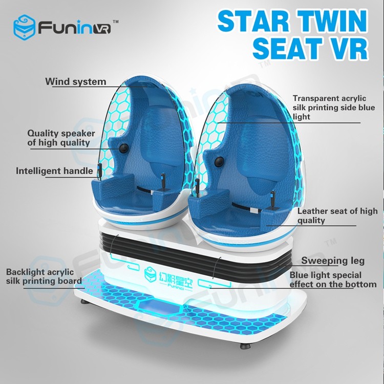 simulateur virtuel de mouvement de cinéma des sièges 9D VR de 220V Realidad 6 12 mois de garantie