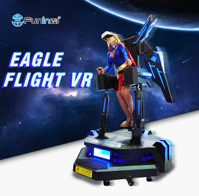 Simulateur faisant un saut en chute libre d'intérieur de simulateur des jeux 9D VR de parc d'attractions