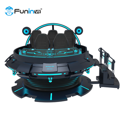 Arcade Theme Park 5 pose la chaise de 9D VR simulateur de jeu de 360 degrés pour des enfants