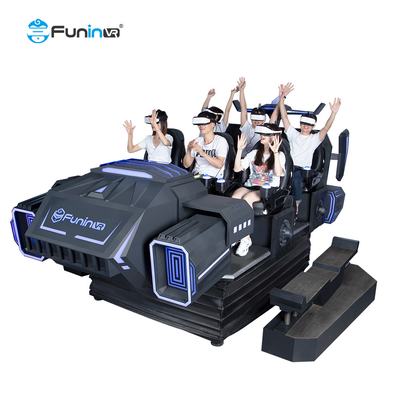 Montagnes russes multijoueuses de simulateur de chaise de cinéma du parc d'attractions 9D VR