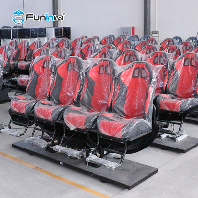 30 à 90 minutes Cinéma 7D Plateforme hydraulique Simulateur de course interactif