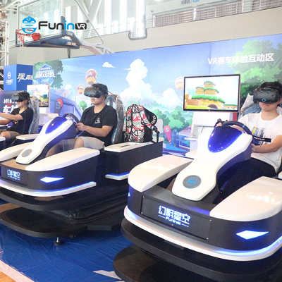 Simulateur VR 9D de course avec simulateur de moto pour commercial