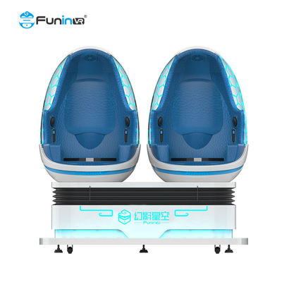 Deux chaise d'oeufs du cinéma de réalité virtuelle de Playes 1.2KW 9D/VR pour le parc d'attractions