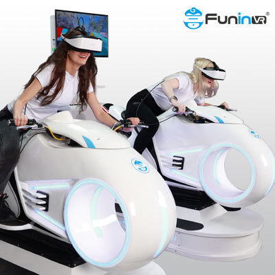 Simulateur Arcade Machine Interactive VR du degré 9D VR Moto du moto 360 du tour VR de parc d'attractions