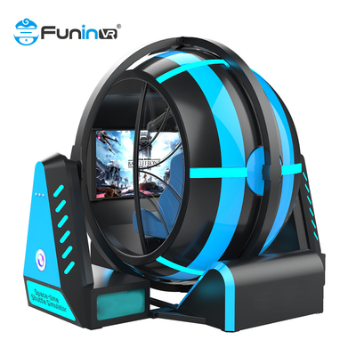 Joueur 9D VR Arcade Machines Simulator des montagnes russes 2 d'Immersive de rotation de l'équipement 720 de parc à thème de VR