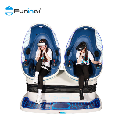 Siège unique de tir de cinéma des sièges 9D VR de la chaise 2 d'oeufs de l'arcade 9D de réalité virtuelle
